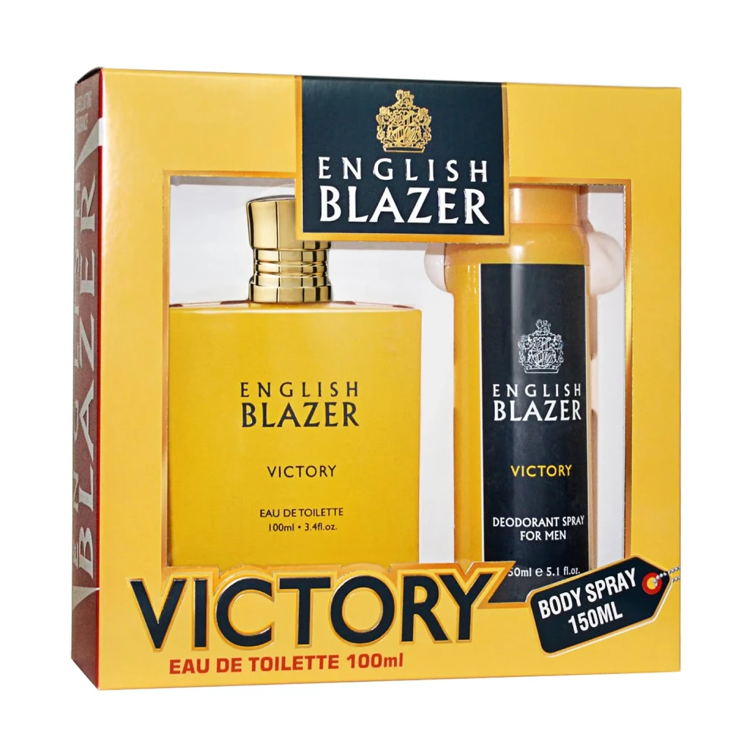 English Blazer Victory Giftset EDT 100ml + Body Spray 150ml – Best Price in Bangladesh