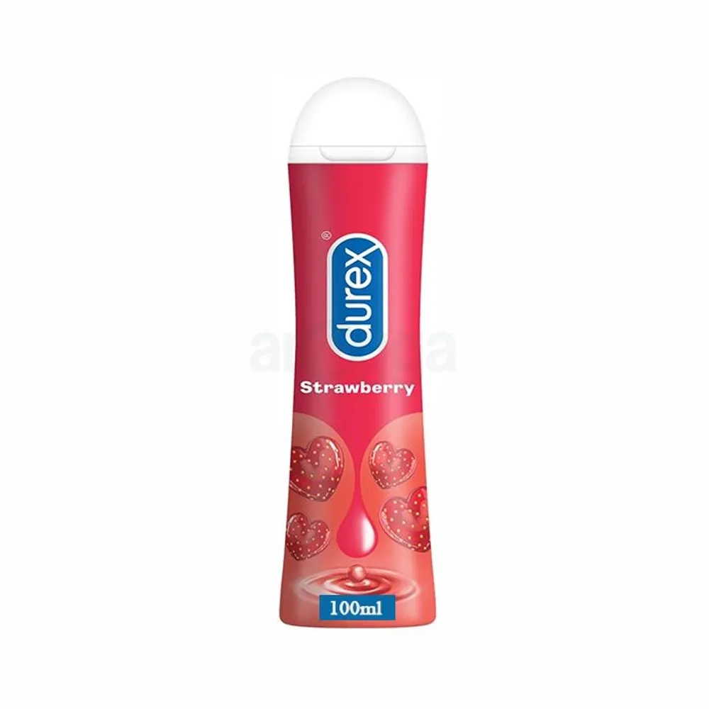 Durex Play Sweet Strawberry Flavoured Lubricant Gel – 100ml
