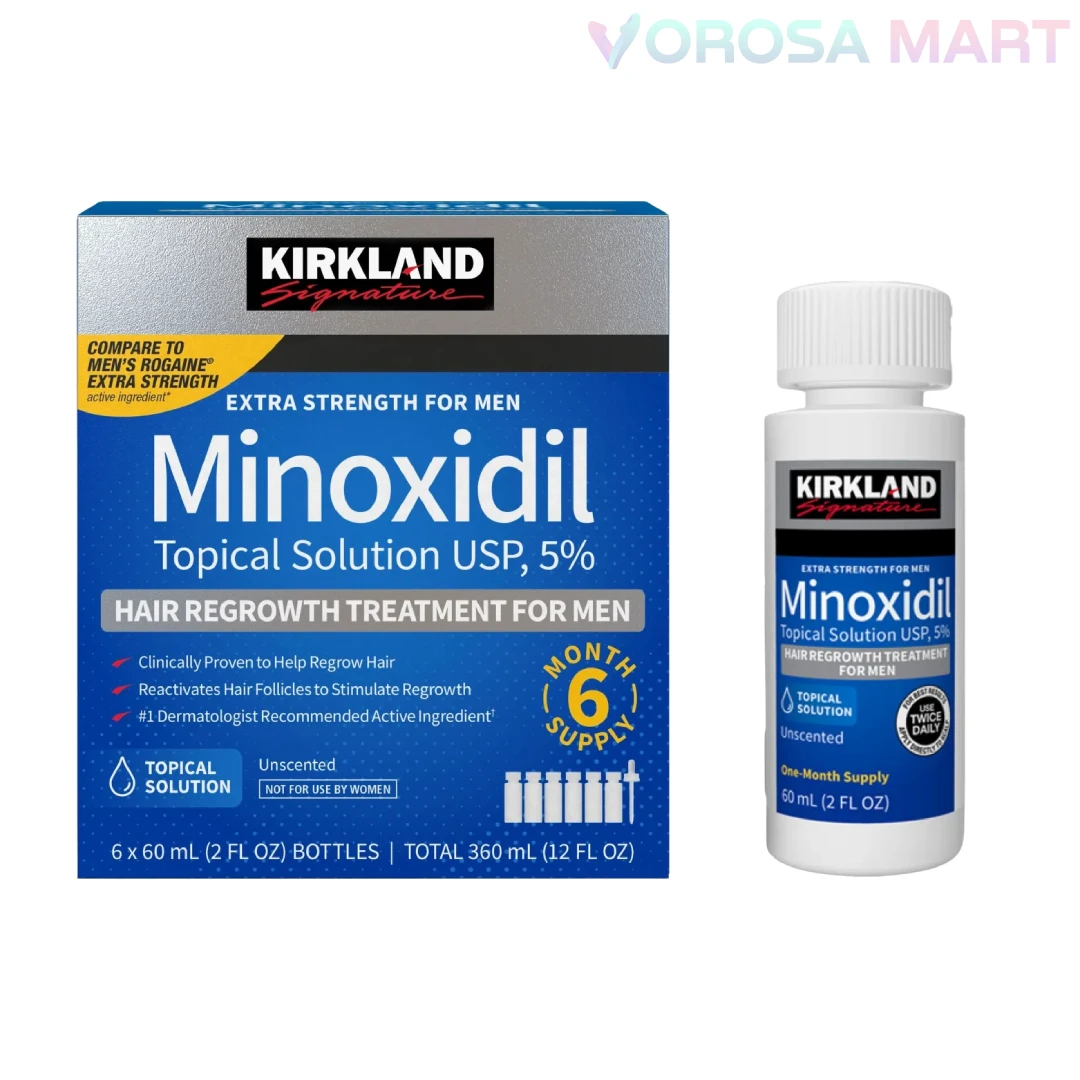 Kirkland Minoxidil Topical Solution 5% – 6 Months Supply