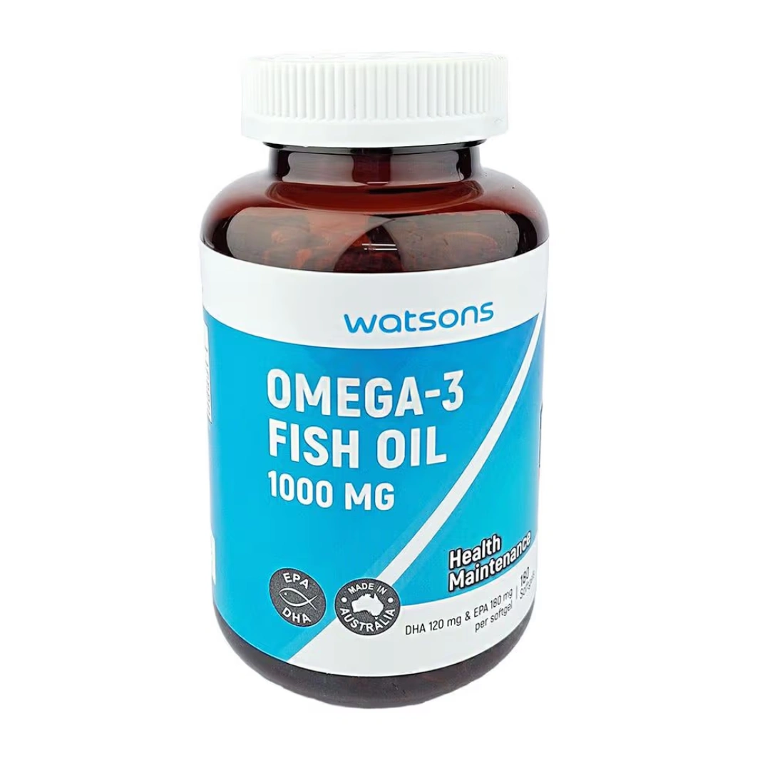 WATSONS Omega 3 Fish Oil 1000mg 180 Softgels