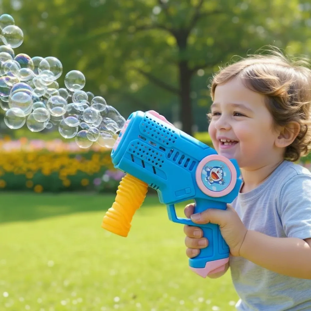Automatic Bubble Gun for Kids