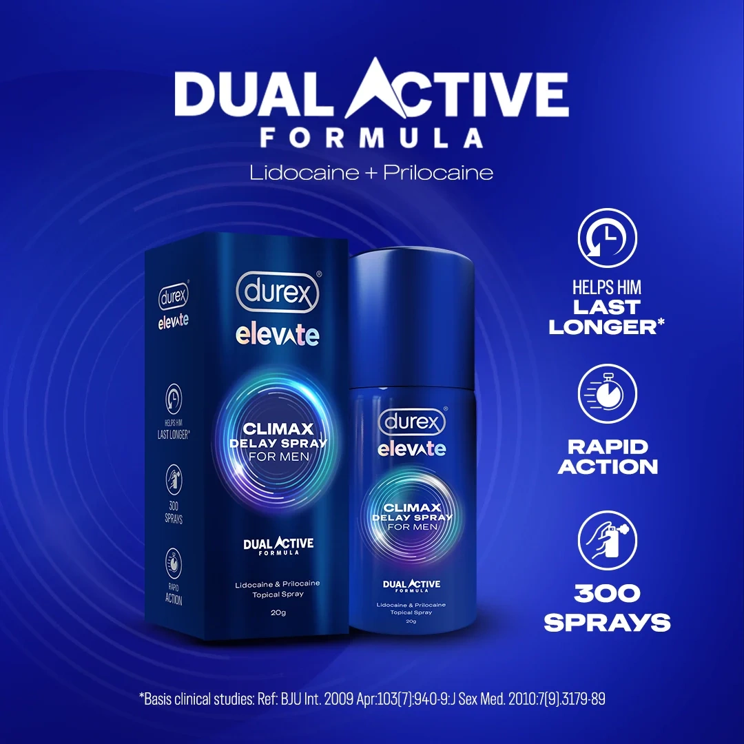 Durex Elevate Delay Spray for Men 20G
