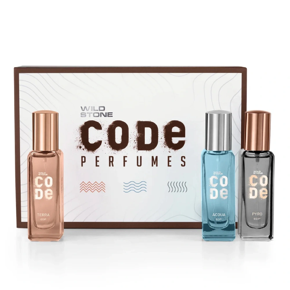 Buy Wild Stone CODE Premium Perfume for Men - Gift Set of 3 (20ml Each)