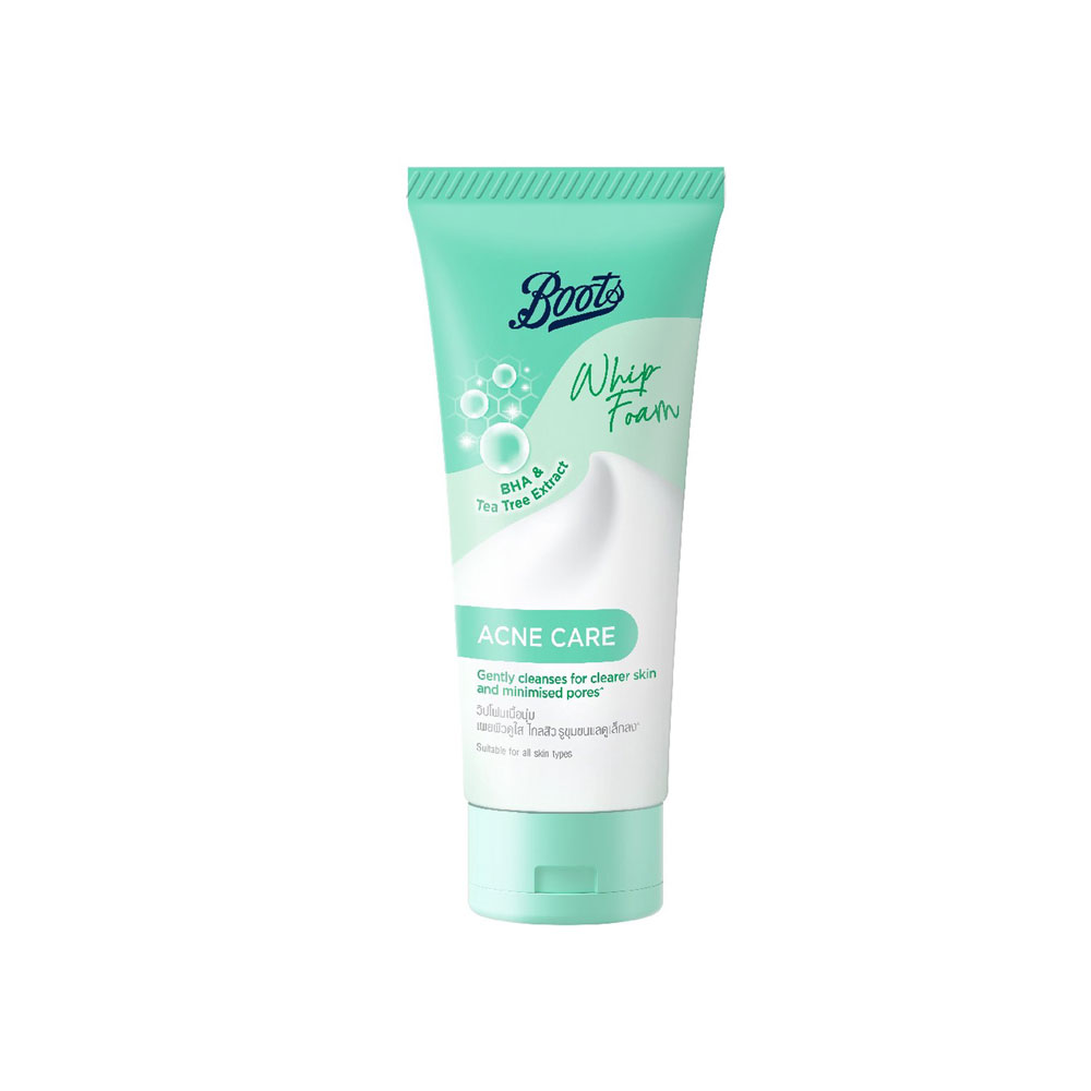 Boots Whip Foam Acne Care Cleanser – 100ml