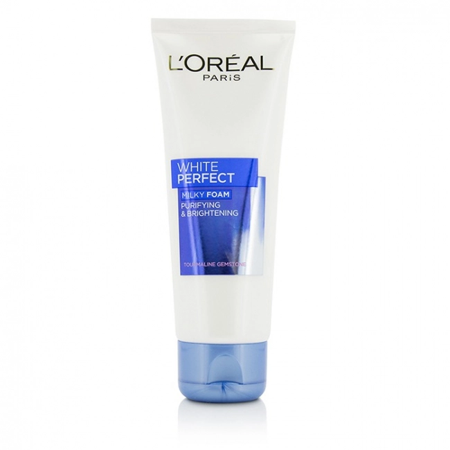 Loreal White Perfect Purifying & Brightening Milky Foaming Facewash - 100ml