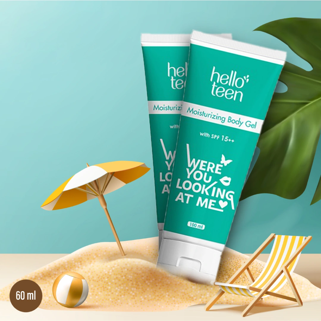 Hello Teen Moisturizing Body Gel With SPF 15++ (100ml)