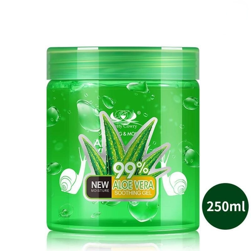 Aloe gel moisturizing daub type wash free night repair sleep facial mask Aloe gel skin care 250ml