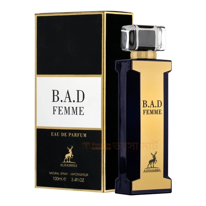B.A.D FEMME Eau De Parfume Spray By Maison Alhambra 100 ml