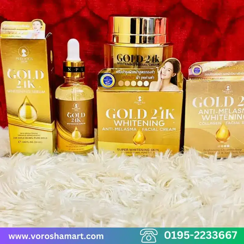 Gold 24K Whitening Combo Offer 3pic