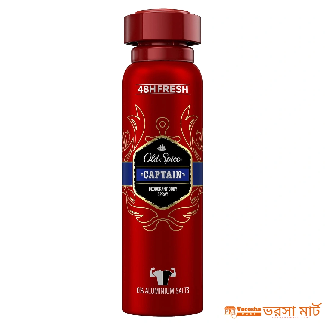 Old Spice Captain Deodorant Body Spray for Men 150 ml