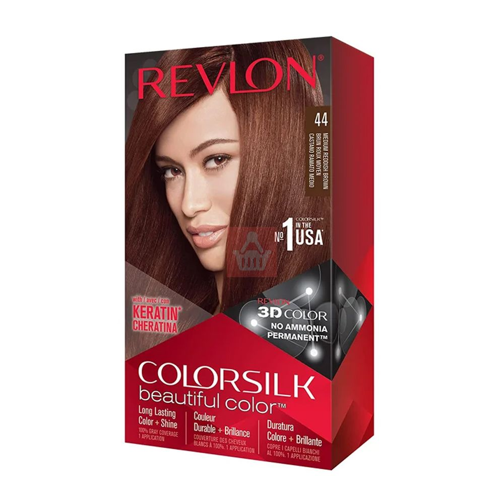 Revlon Colorsilk beautiful hair Color 44 Medium Reddish Brown
