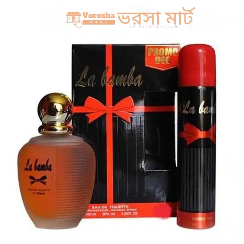 La Bamba Toilette Perfume and Body Spray La bamba Mist Combo pack75 Ml + 100Ml