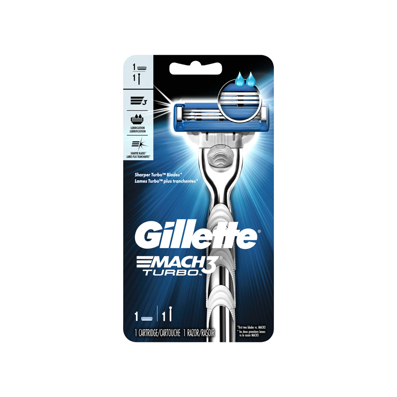 Gillette Mach3 Turbo Men’s Shaving Razor (1 pc)