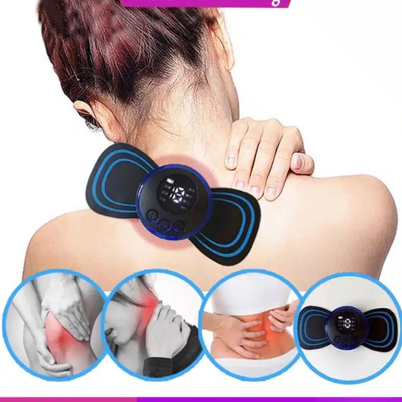New Portable Mini Electric Neck Massager Back Body Portable With USB Charging Cable