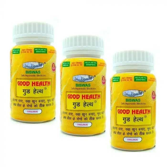 Dr. Biswas Ayurvedic Good Health  50 Capsules Pack of 3