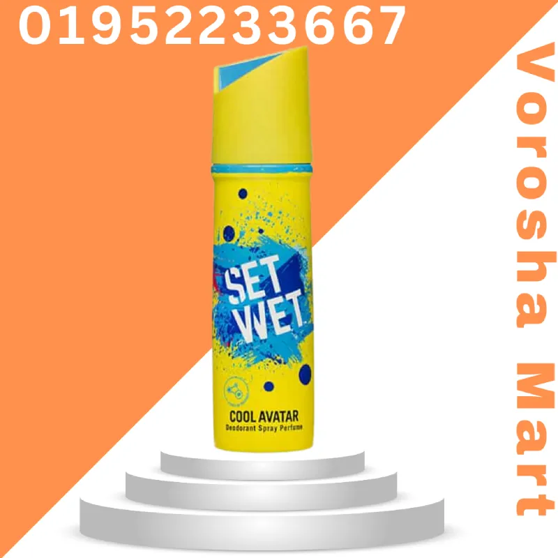 Set Wet Body Spray Deodorant Perfume Cool Avatar 150ml