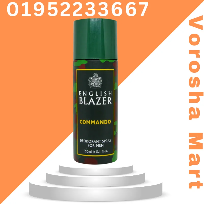 English Blazer Commando Deodorant Spray for Men 200ml