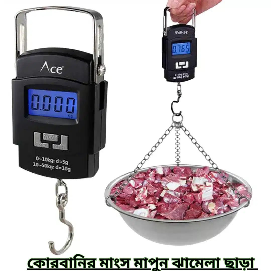 Portable Electronic Weight Scale-Black - Weight Machine