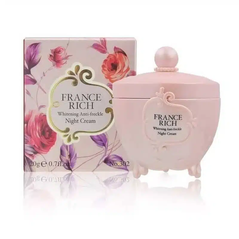 France Rich Whitening Anti-Freckle Night Cream 20G