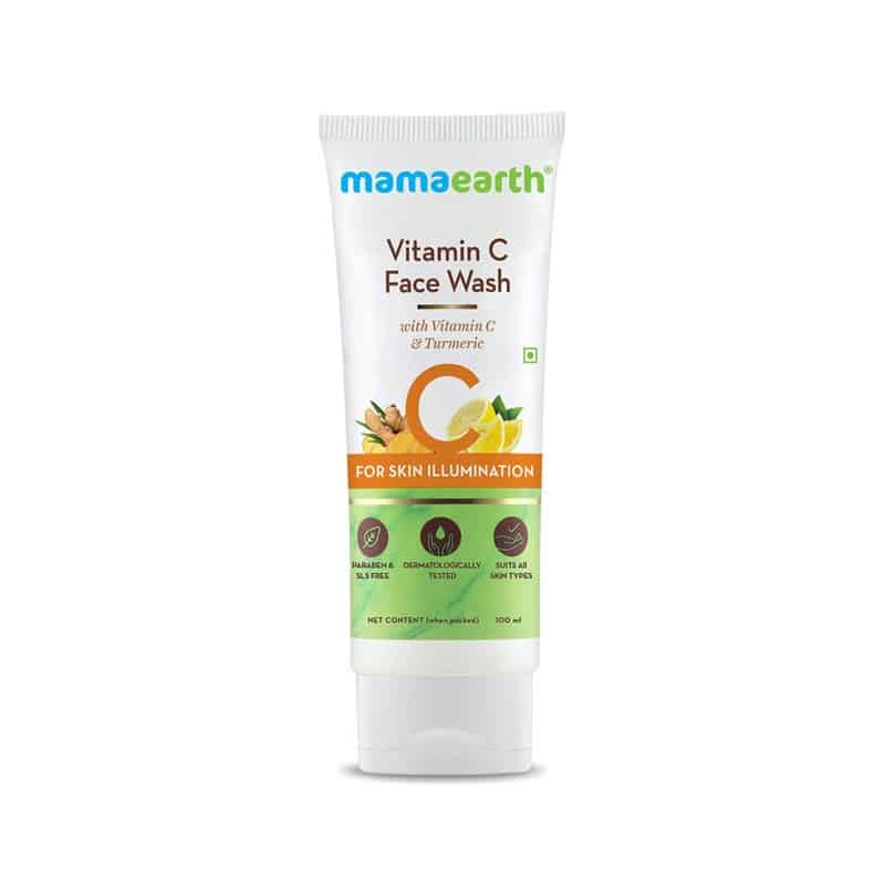 Mamaearth vitamin C face wash100ml