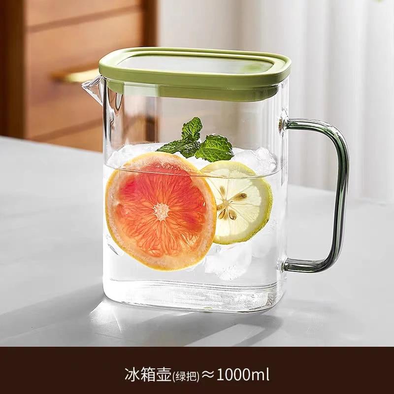 Borosilicate Crystal Glass Water Squwer – 1000ml
