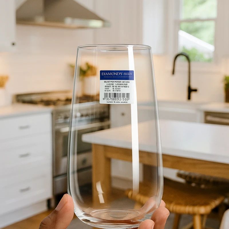 Diamonds brand high borosilicate heat-resistant glass 6 Pcs Set