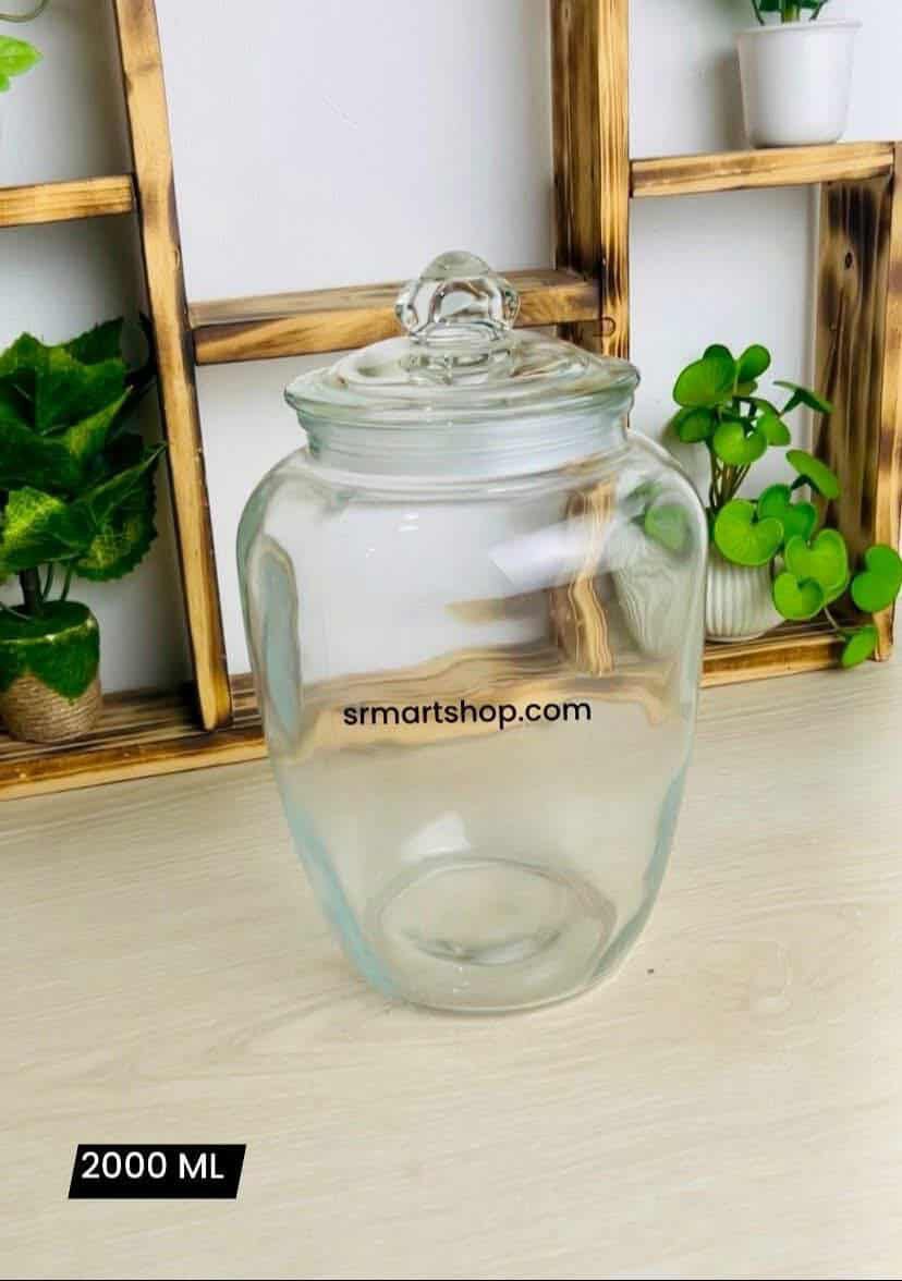 2000 ML Glass Jar With Lid 00