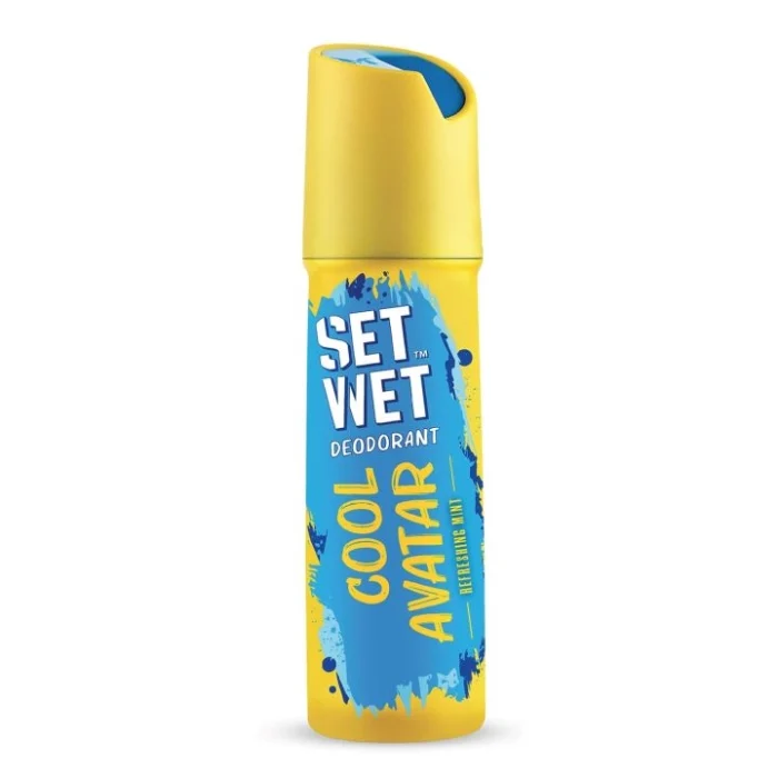 Set Wet Body Spray Deodorant Perfume Cool Avatar 150ml